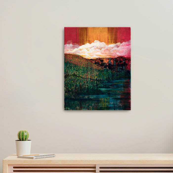 Recycled Sunrise | Original Art on Canvas